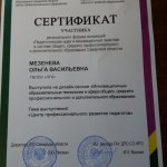 Сертификат Мезеневой (форум инноваций 15.12.22 г.)